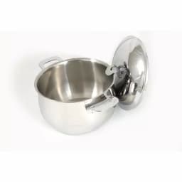 ExcelSteel Made in Italy 4 Qt Stainless Steel Stockpot Set with Sandwich Base, Induction Ready thumbnail 3