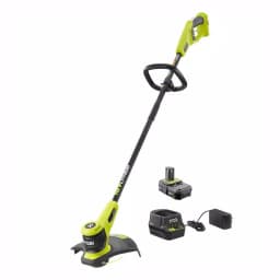 RYOBI ONE+ 18V Cordless String Trimmer and Edger with 2 Ah Battery and Charger thumbnail 1