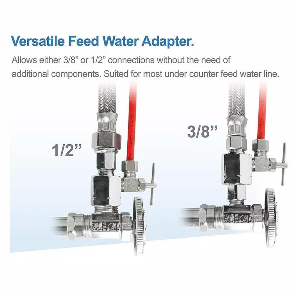 APEC Water Systems APEC RO-QUICK90 4-Stage Under-Sink Reverse Osmosis Drinking Water Filtration System