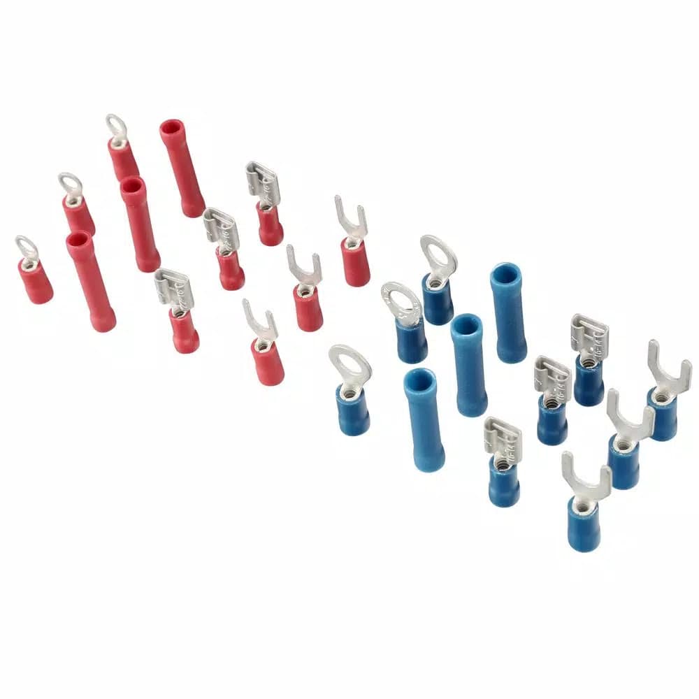 Gardner Bender Terminal and Crimping Tool Kit with 24-Piece Insulated Terminal Set