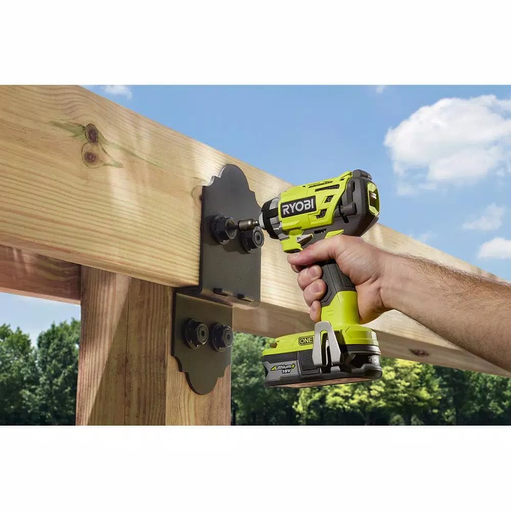 RYOBI 18V ONE+ Brushless 3-Speed 1/4 in. Hex Impact Driver (Tool Only) with Belt Clip