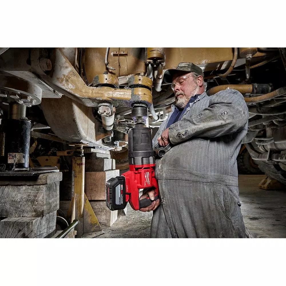 Milwaukee M18 FUEL 1 in. High Torque Impact Wrench Kit with Two 12.0 Ah Batteries and Charger