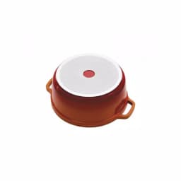Hercules 6 Qt. Oval Cast Aluminum Nonstick Ceramic Dutch Oven with Lid, Orange thumbnail 2