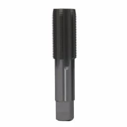 Drill America 5/8 in. -18 HSS Plug Hand Tap and 37/64 in. x 1/2 in. Shank Drill Bit Set (2-Piece) thumbnail 2
