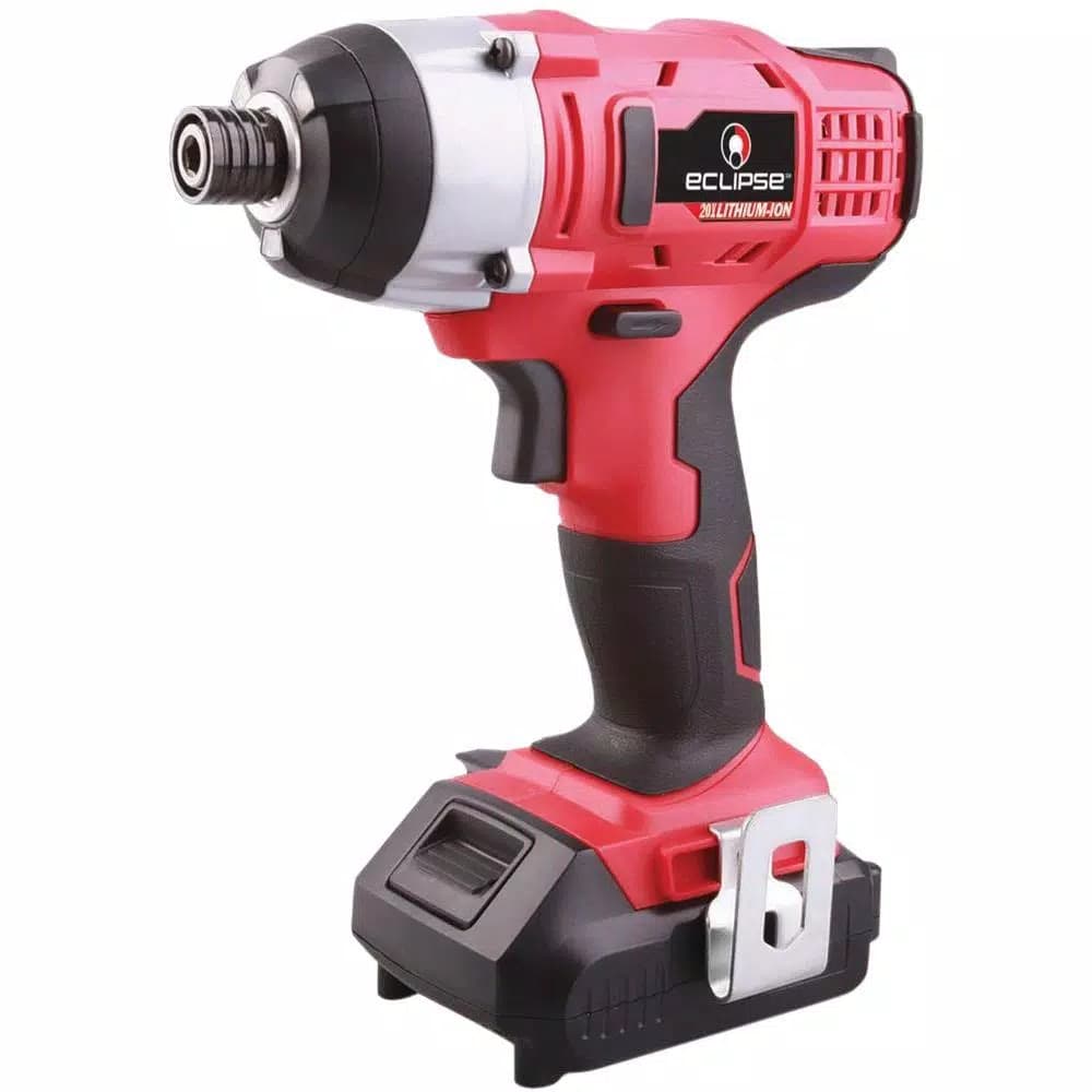 Unbranded 20V Lithium-Ion Cordless 1/4 in. Hex Impact Driver with Battery and Charger