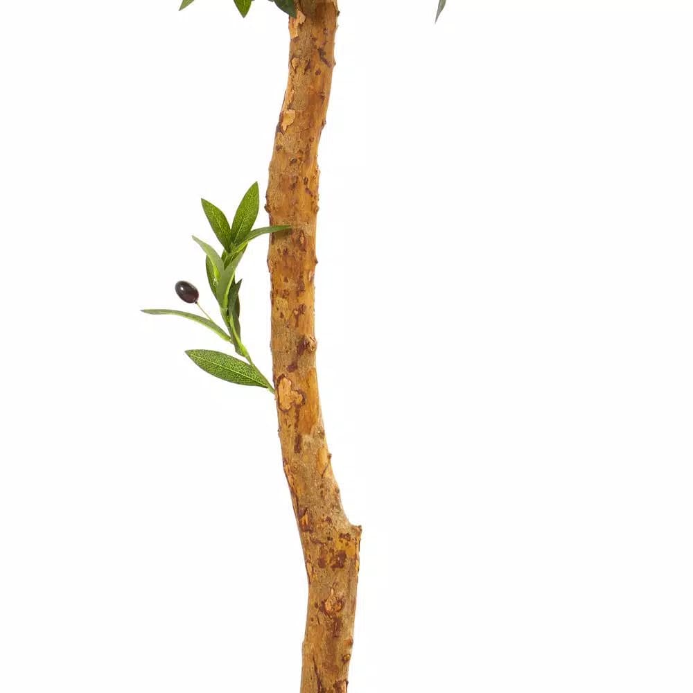 Nearly Natural 5.5 ft. Artificial Olive Topiary Tree - UV Resistant Indoor/Outdoor Faux Plant