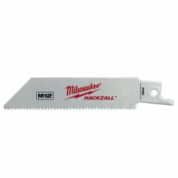 Milwaukee 4 in. 12 TPI PVC Reciprocating Saw Blades, 5-Pack thumbnail 1