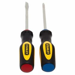 Stanley 2-Piece Screwdriver Set, #2 Phillips and 1/4 in. Flathead, Alloy Steel thumbnail 1