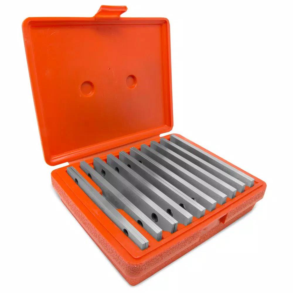 WEN 20-Piece Precision-Ground Parallel Gauge Set, 1/8 in. Graduations with Hard-Shell Case