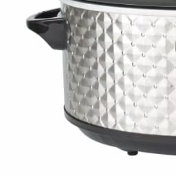 Brentwood Appliances 7 Qt. Stainless Steel Slow Cooker with Tempered Glass Lid thumbnail 5