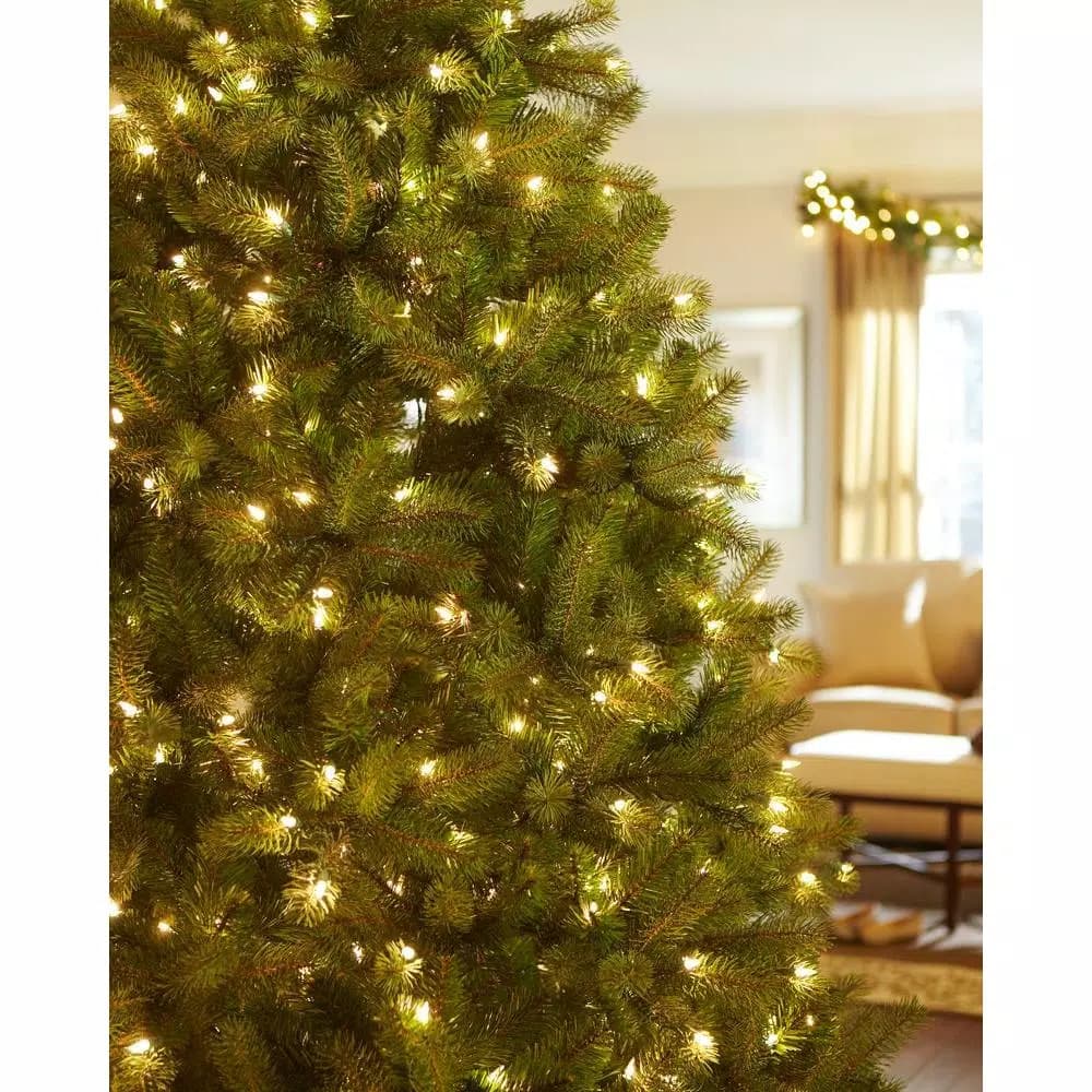 National Tree Company 7.5 ft. Pre-Lit Douglas Fir Down Swept Artificial Christmas Tree with 750 Clear Lights