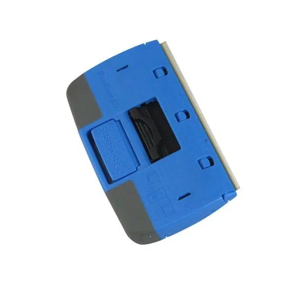 Unger Pro 4 in. Window and Glass Scraper with Coated Carbon Steel Reversible Razor Edge