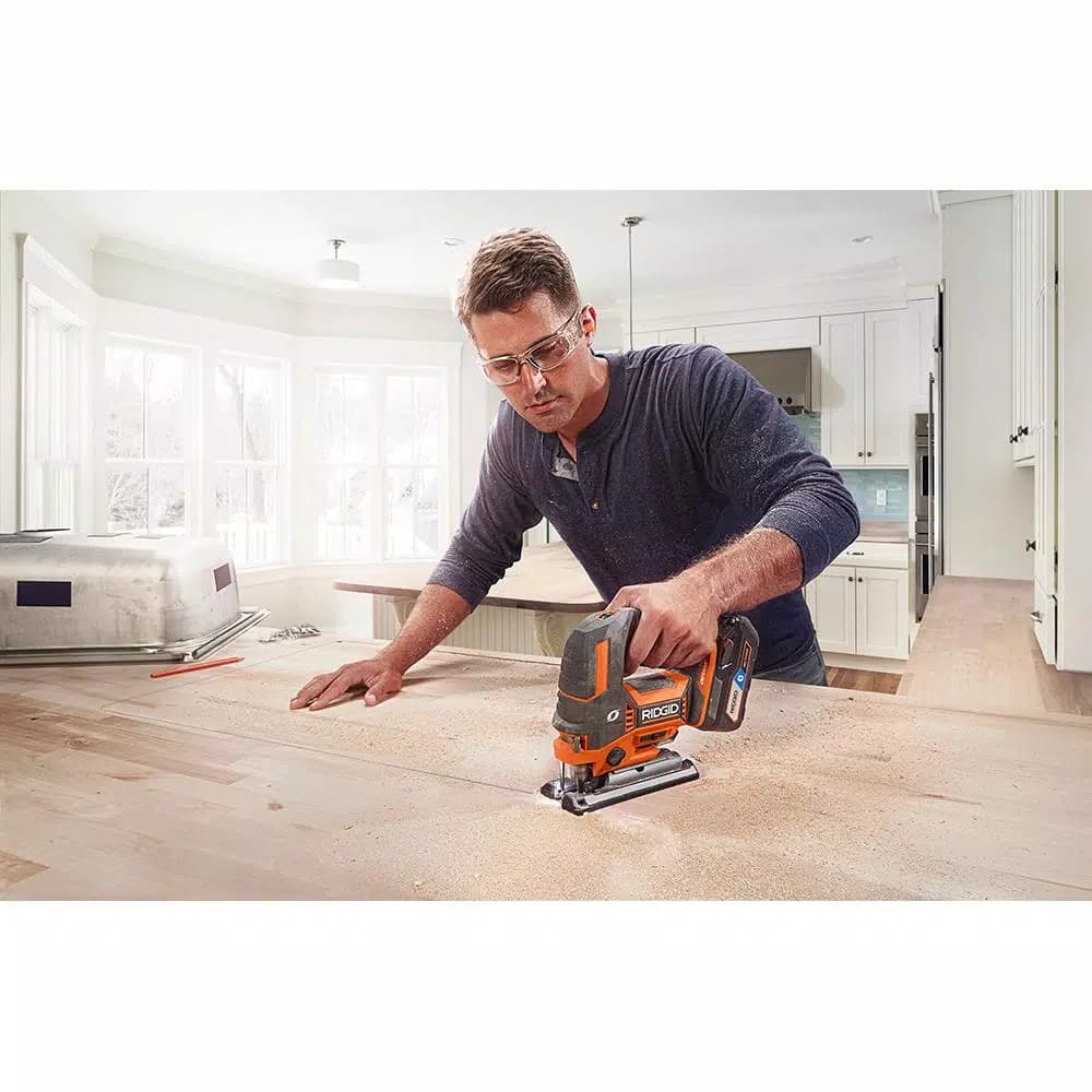 RIDGID 18V OCTANE Cordless Brushless Jig Saw, Tool Only