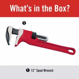 RIDGID 12 in. Adjustable Spud Wrench, 3/8 in. to 2-5/8 in. Pipe Capacity thumbnail 2