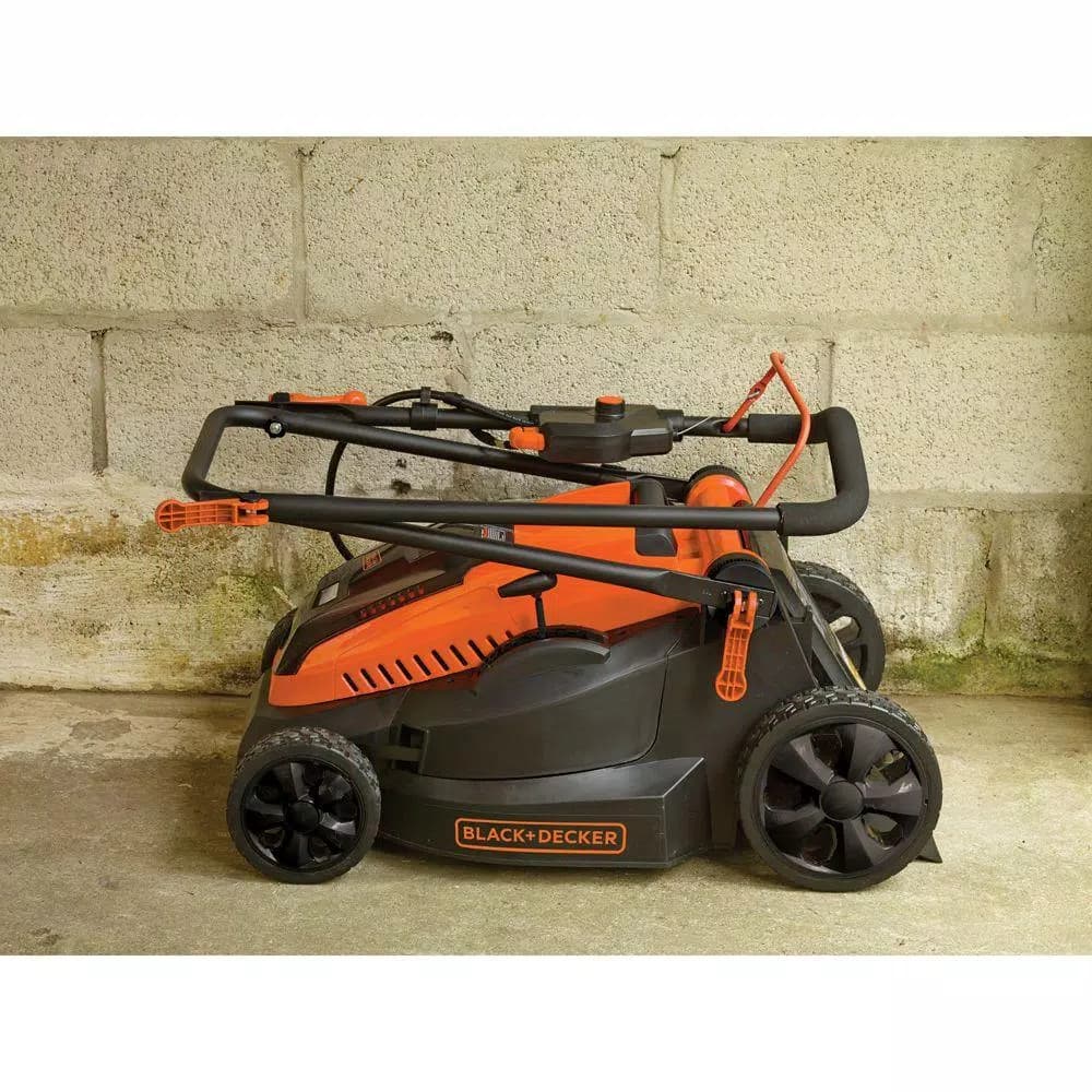BLACK+DECKER 40V MAX Cordless Lithium-Ion Walk Behind Push Mower, 16 in. Deck with (2) 2.0 Ah Batteries & Charger