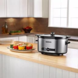 KitchenAid 6 Qt. Programmable Stainless Steel Slow Cooker with Digital Timer thumbnail 6