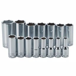 DEWALT 15-Piece 3/8 in. Drive Deep Metric Socket Set thumbnail 3