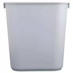 Rubbermaid Commercial Products Rubbermaid Commercial 3.5 Gal. Gray Rectangular Deskside Trash Can thumbnail 2