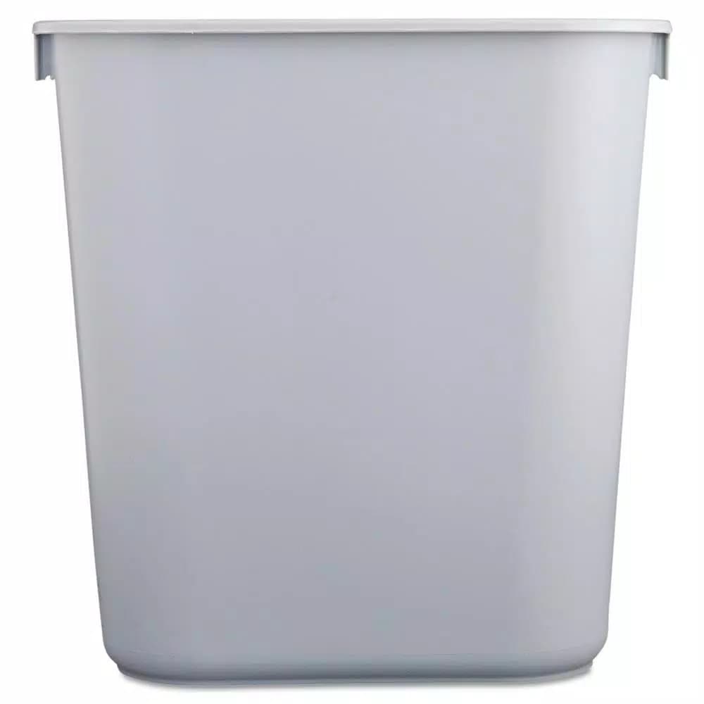 Rubbermaid Commercial Products Rubbermaid Commercial 3.5 Gal. Gray Rectangular Deskside Trash Can