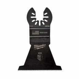 Milwaukee 2-1/2 in. High Carbon Steel Universal Fit Wood Oscillating Multi-Tool Blade thumbnail 1