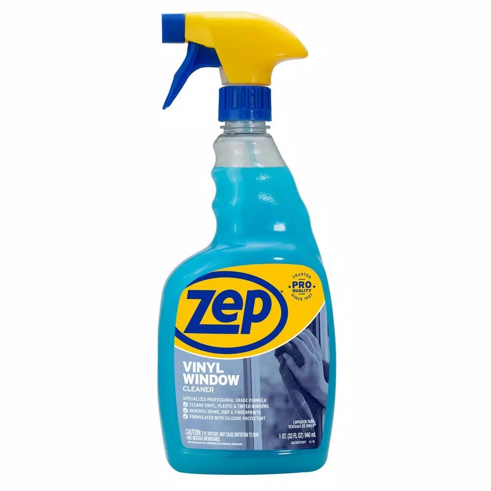 ZEP Vinyl Window Cleaner with Silicone Protectant, 32 oz (Case of 12)