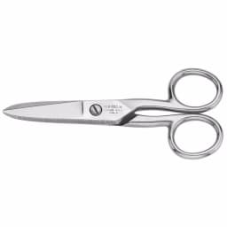 Klein Tools 5-1/4 in. Electrician Scissors with Micro-Serrated Blades thumbnail 1