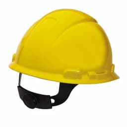 3M Non-Vented Hard Hat with 4-Point Ratchet Adjustment, Yellow thumbnail 6