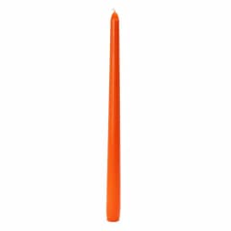Zest Candle 12 in. Orange Taper Candles, 12-Set thumbnail 2