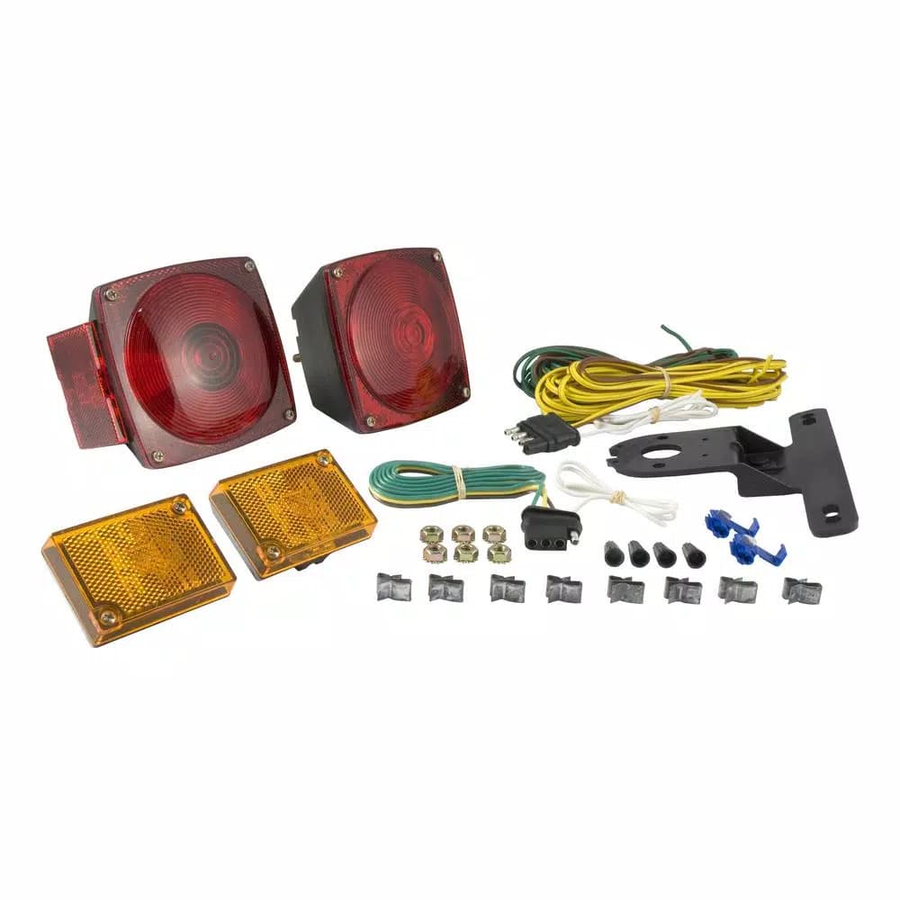 CURT Universal Trailer Light Kit with 4-Way Flat Connector