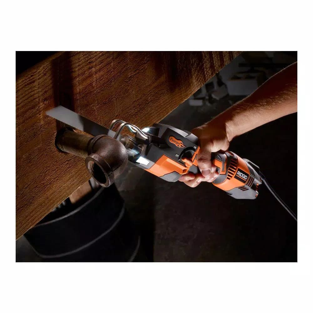 RIDGID 6 Amp Corded Orbital Reciprocating Saw Kit with Thru Cool Technology