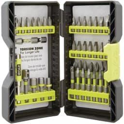 RYOBI 40-Piece Impact Rated Driving Bit Set with Modular Case thumbnail 4