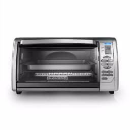 BLACK+DECKER 1500W 6-Slice Stainless Steel Toaster Oven with Convection and Broiler thumbnail 1