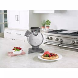 Cuisinart Vertical Belgian Waffle Maker with Stainless Steel Cover and 5 Browning Levels thumbnail 2