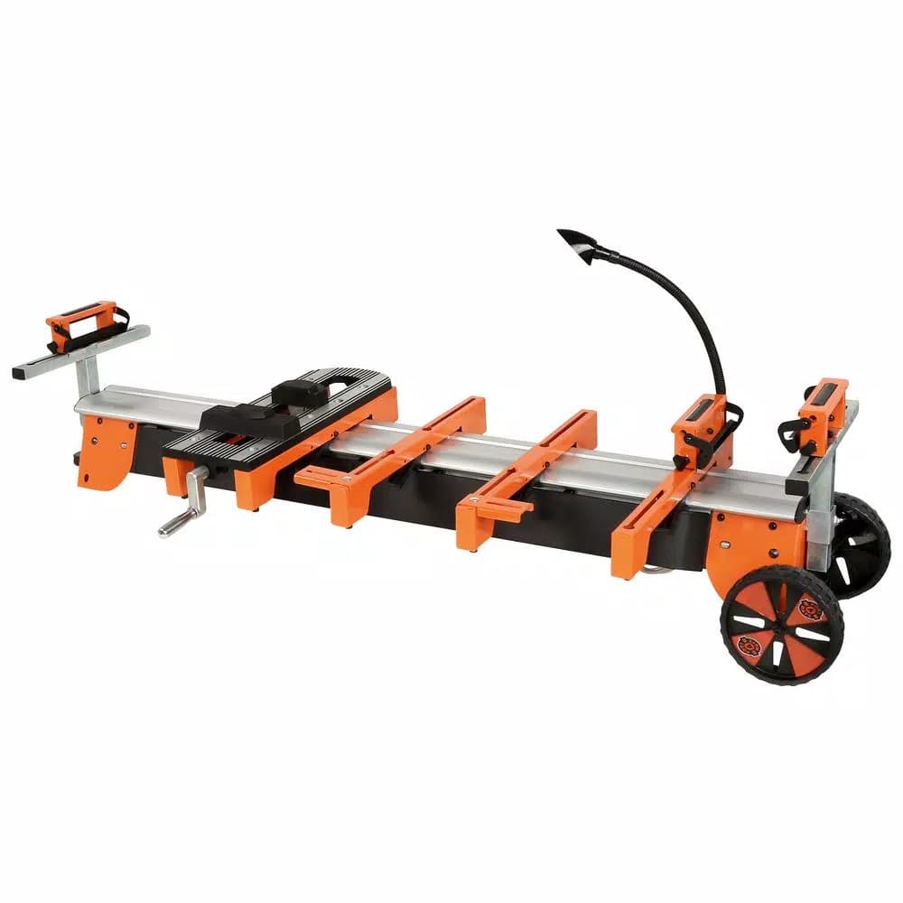 BORA PORTAMATE PM7000 Heavy Duty Miter Saw Work Center with Quick Release Tool Mounts and Wheels