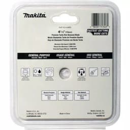 Makita 4-1/2 in. Turbo Rim General Purpose Diamond Blade thumbnail 3