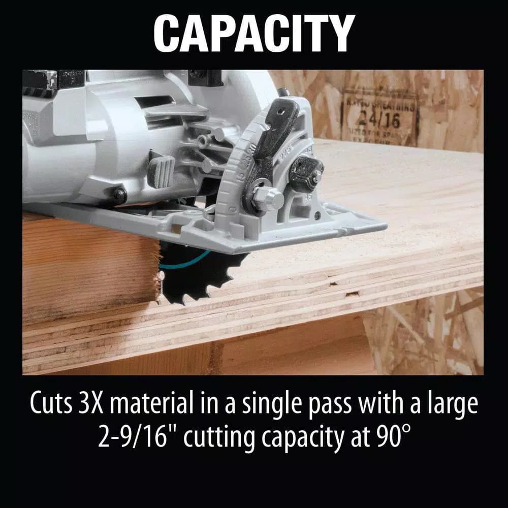 Makita 18V X2 LXT Brushless 7-1/4 in. Circular Saw Combo Kit with Bonus Reciprocating Saw & 2 5.0 Ah Batteries