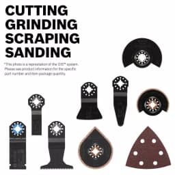 Bosch 1-1/4 in. Bi-Metal Precision Japanese Tooth Oscillating Tool Blades for Hardwood, 3-Pack thumbnail 4