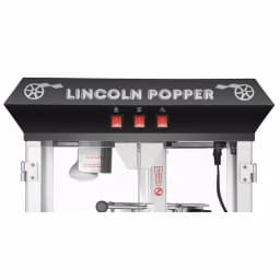 Great Northern Lincoln 8 oz. Antique Black Popcorn Machine with Cart thumbnail 12