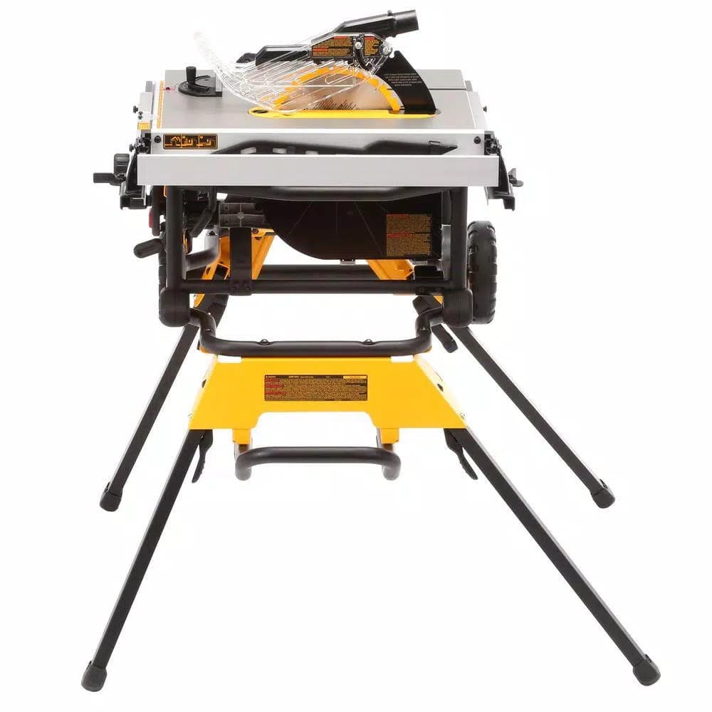 DEWALT DWE7491RS 10 in. 15 Amp Corded Job Site Table Saw with Rolling Stand