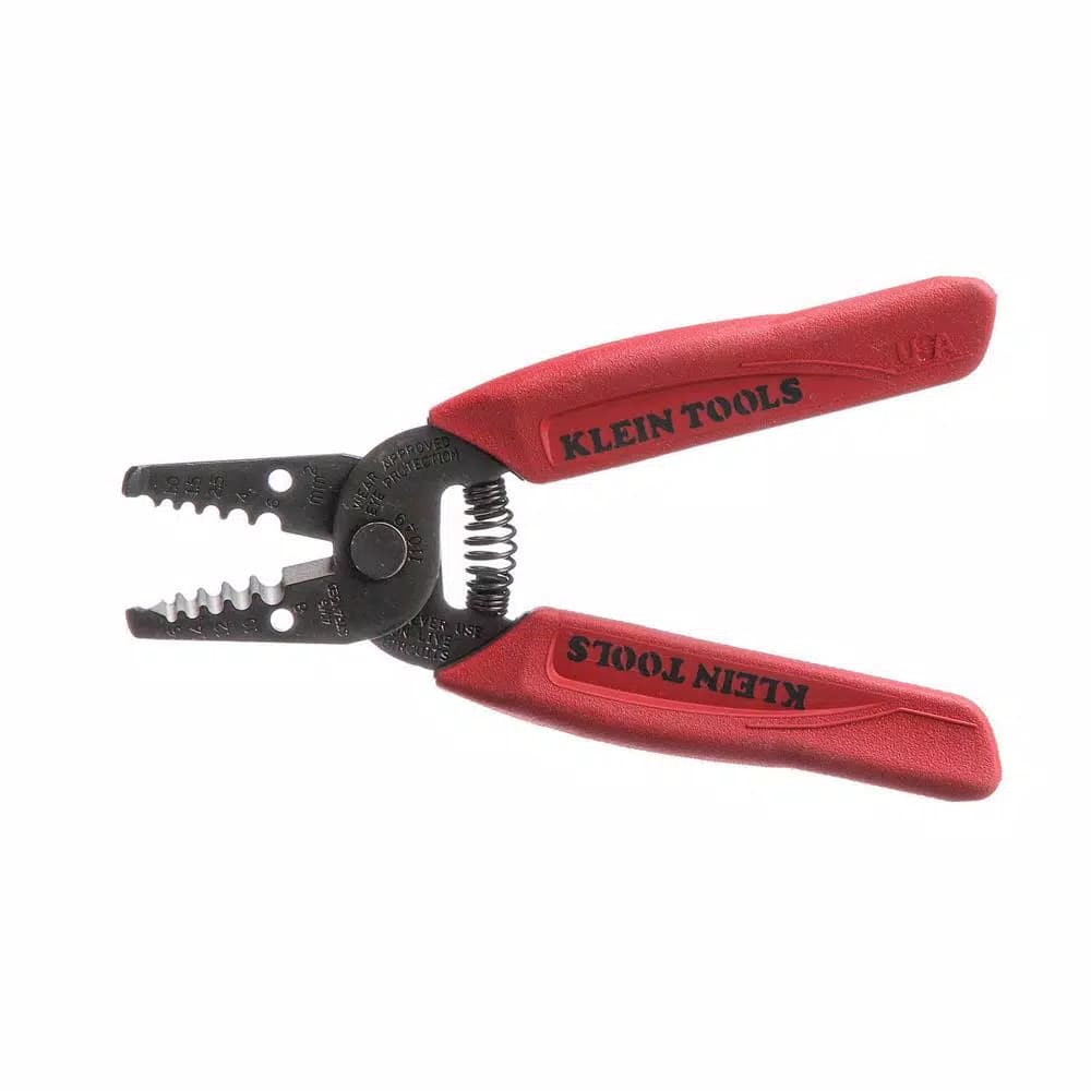 Klein Tools 6-1/4 in. Wire Stripper and Cutter for 6-12 AWG Stranded Wire