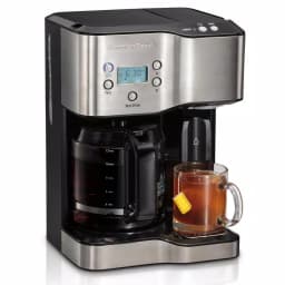 Hamilton Beach 12-Cup Programmable Coffee Maker and Hot Water Dispenser, Black thumbnail 6