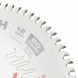 Milwaukee 12 in. 80-Tooth Fine Finish Circular Saw Blade, 1 in. Arbor thumbnail 3