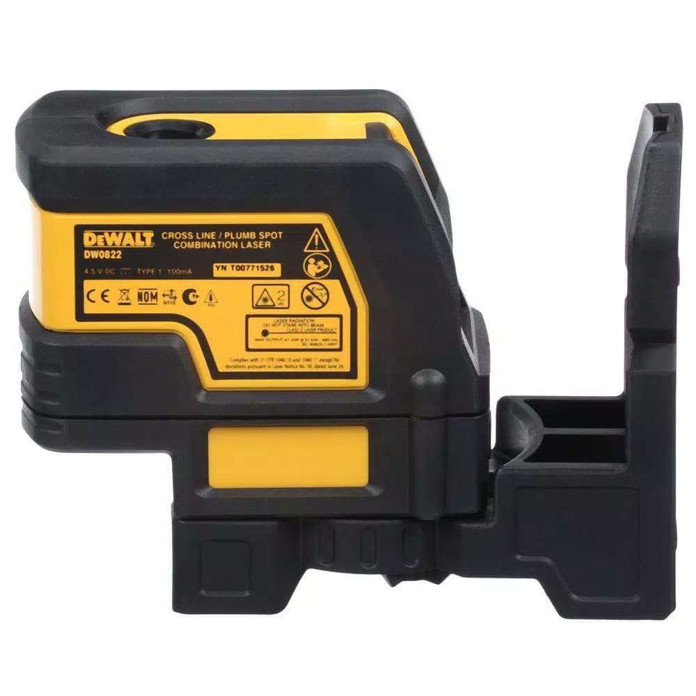DEWALT Red Self-Leveling Cross-Line and Plumb Spot Laser Level with Case