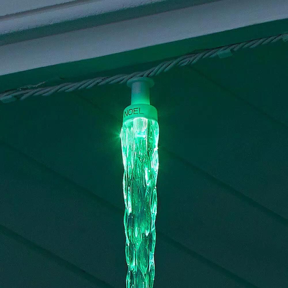 LightShow ColorMotion 24-Light Multi-Color Deluxe LED Icicle Christmas String Lights