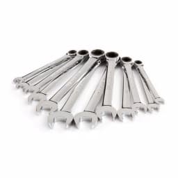 TEKTON 12-Piece Metric Ratcheting Combination Wrench Set, 8-19 mm with Storage Pouch thumbnail 2