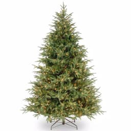 National Tree Company 7 ft. Feel Real Frasier Grande Hinged Artificial Christmas Tree with 850 Dual Color LED Lights thumbnail 1