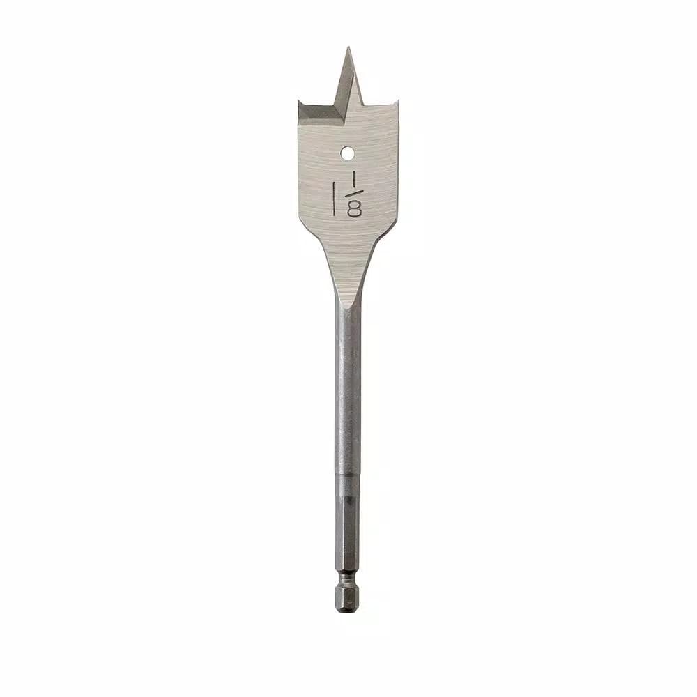 Milwaukee 8-Piece Universal QUIK-LOK Spade Bit Set with 6 in. Extension