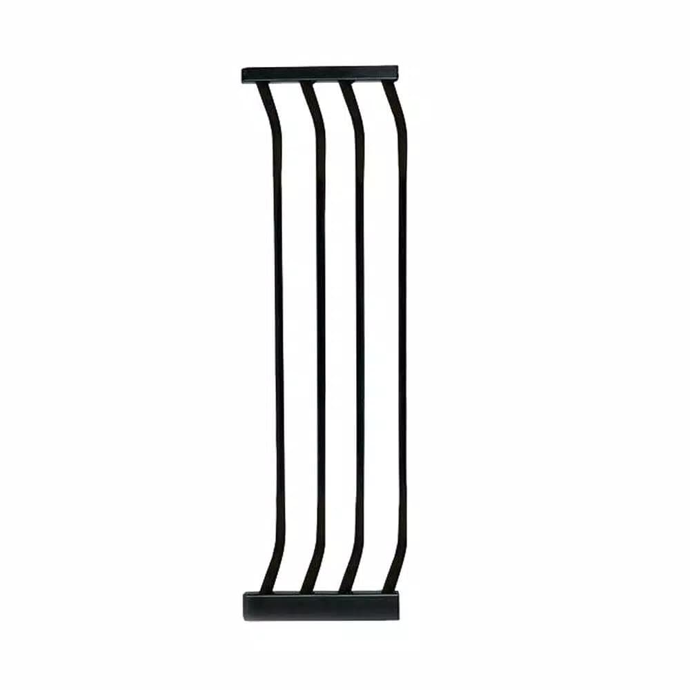 Dreambaby 10.5 in. Gate Extension for Chelsea Standard Height Child Safety Gates, Black