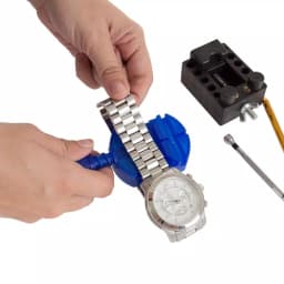 Stalwart 144-Piece Watch Repair Kit with Portable Nylon Zippered Case thumbnail 4