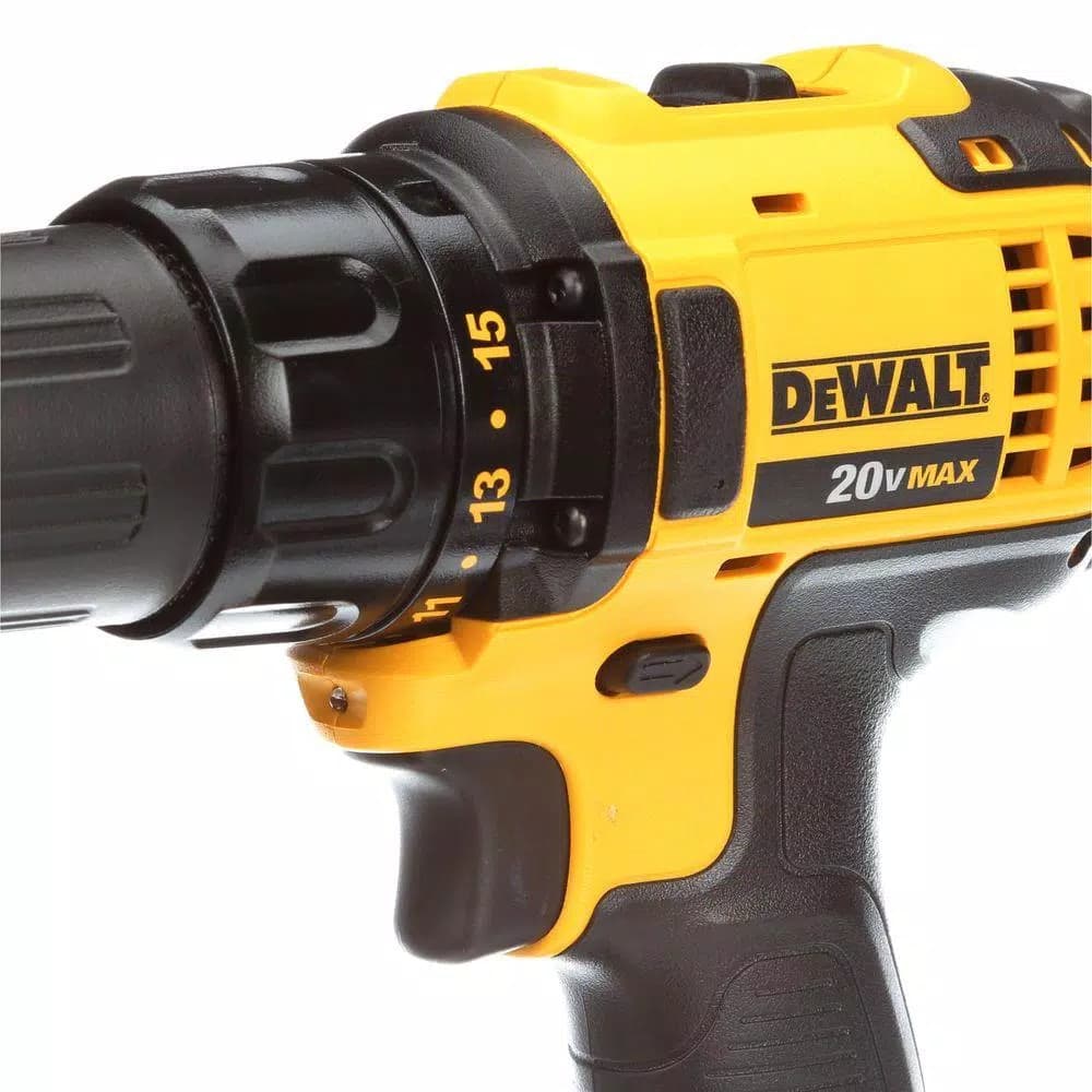 DEWALT 20V MAX Cordless Compact 1/2 in. Drill/Driver Kit with (2) 1.3Ah Batteries, Charger & Bag